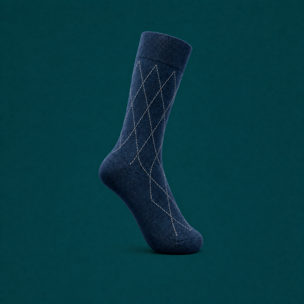 Men’s Long Cotton Patterned Socks