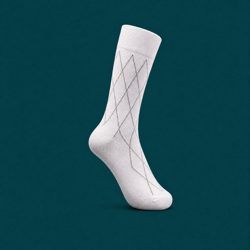 Men’s Long Cotton Patterned Socks