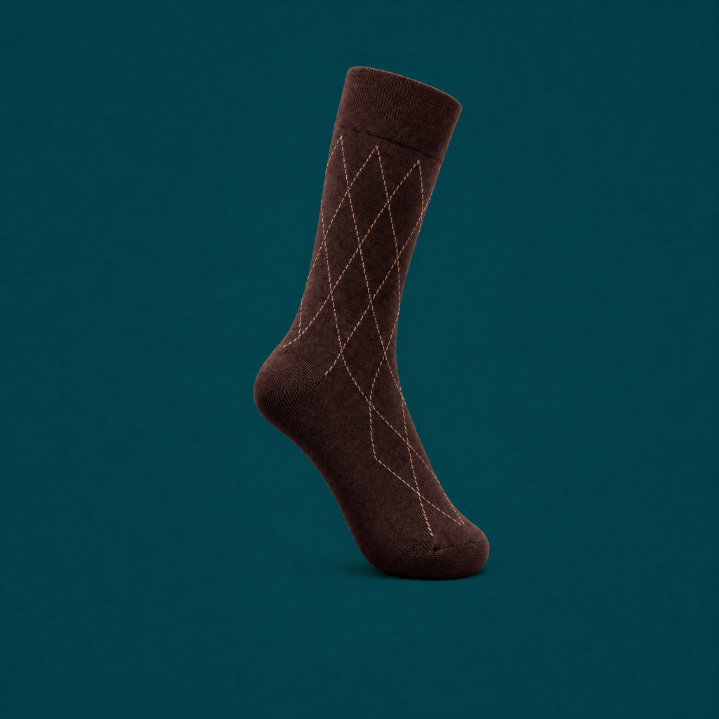 Men’s Long Cotton Patterned Socks