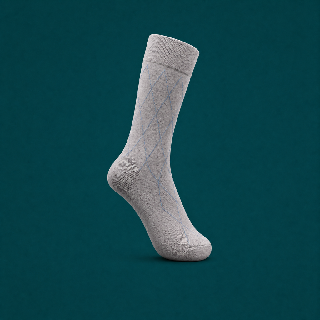 Men’s Long Cotton Patterned Socks