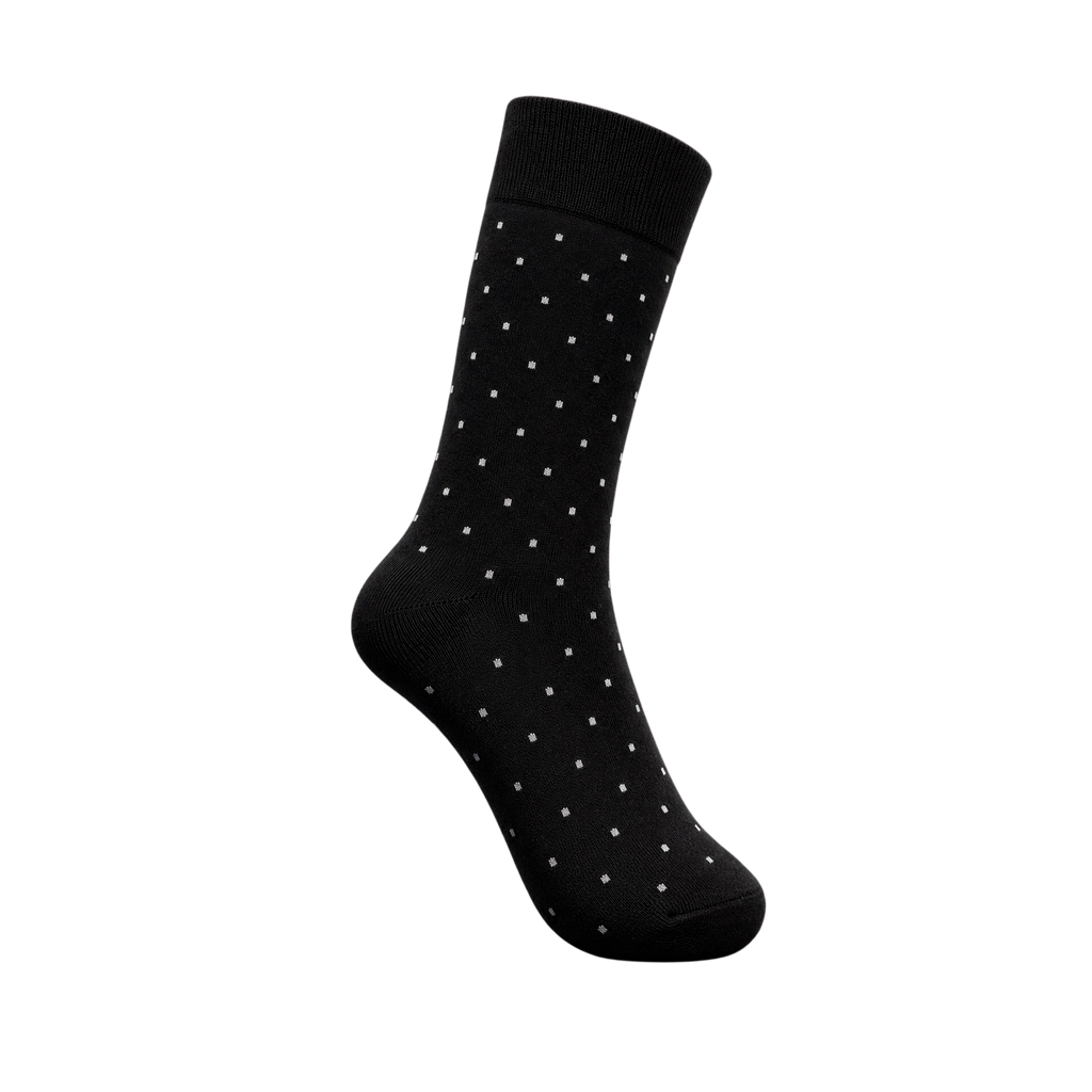 spotted men long socks