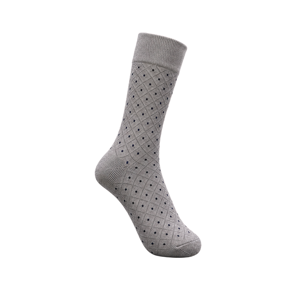 spotted men long socks