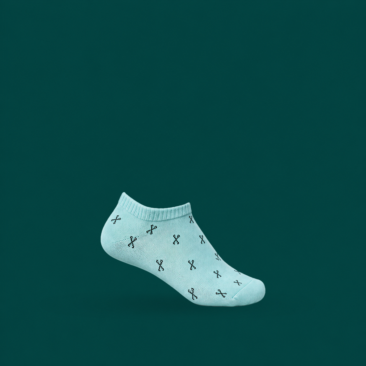 Patterned Women's Ankle Socks