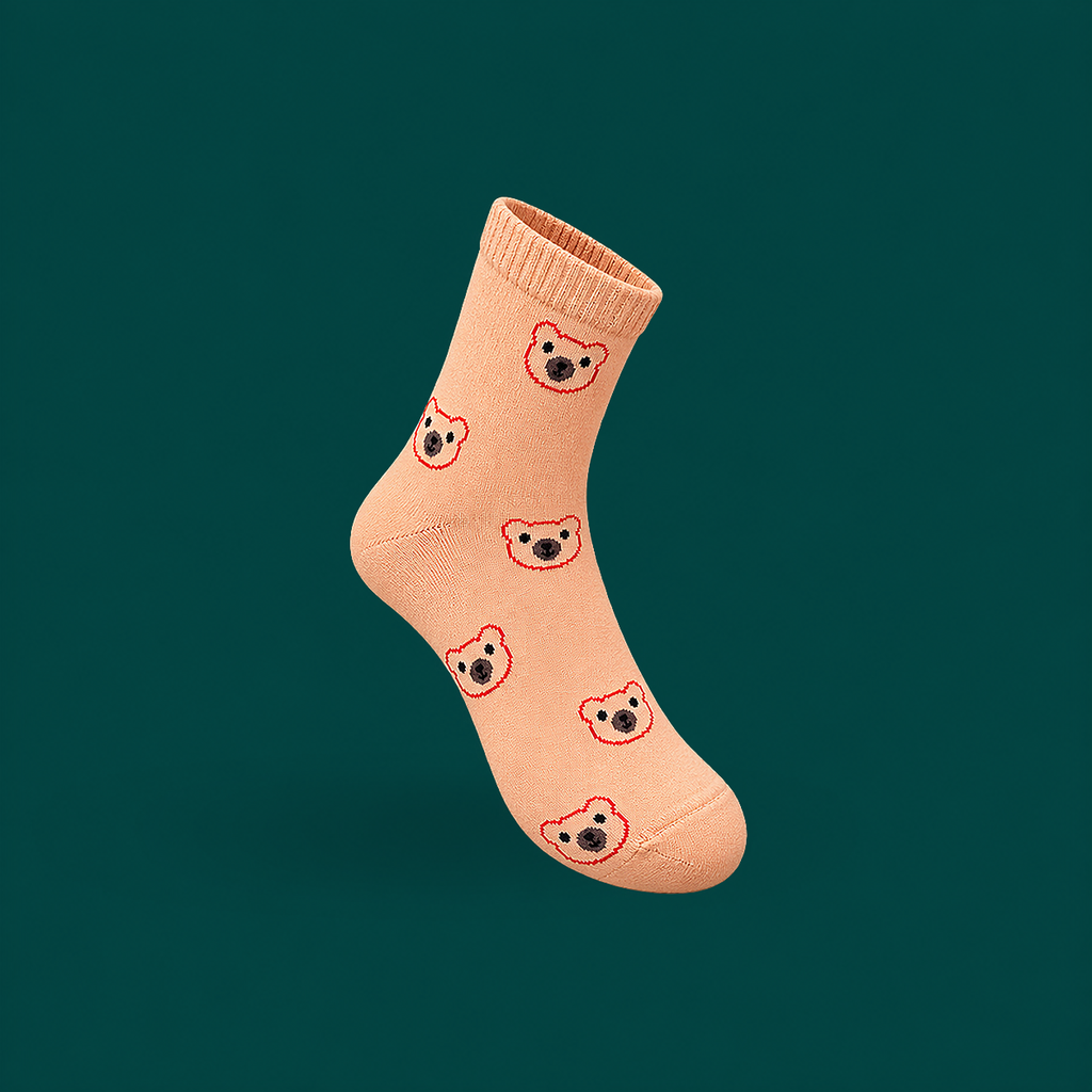 Women’s Patterned Cotton Half Ankle Socks