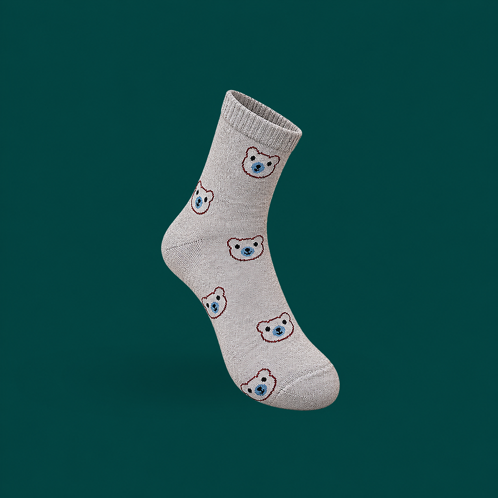 Women’s Patterned Cotton Half Ankle Socks