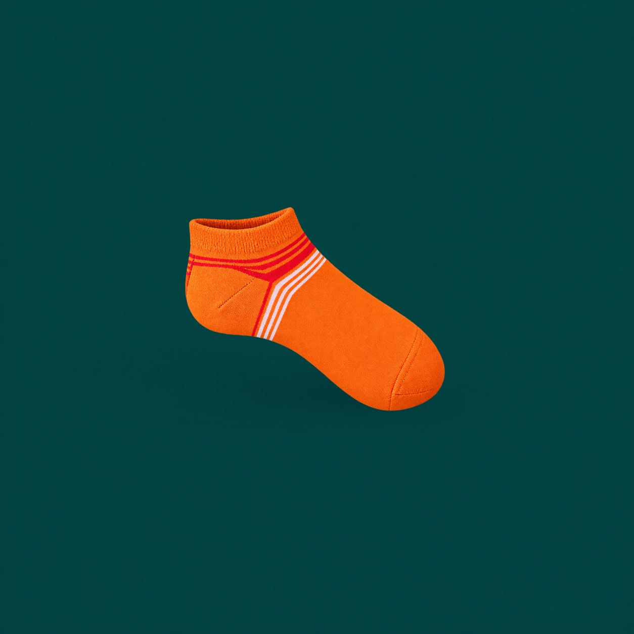 stripped woman crew socks