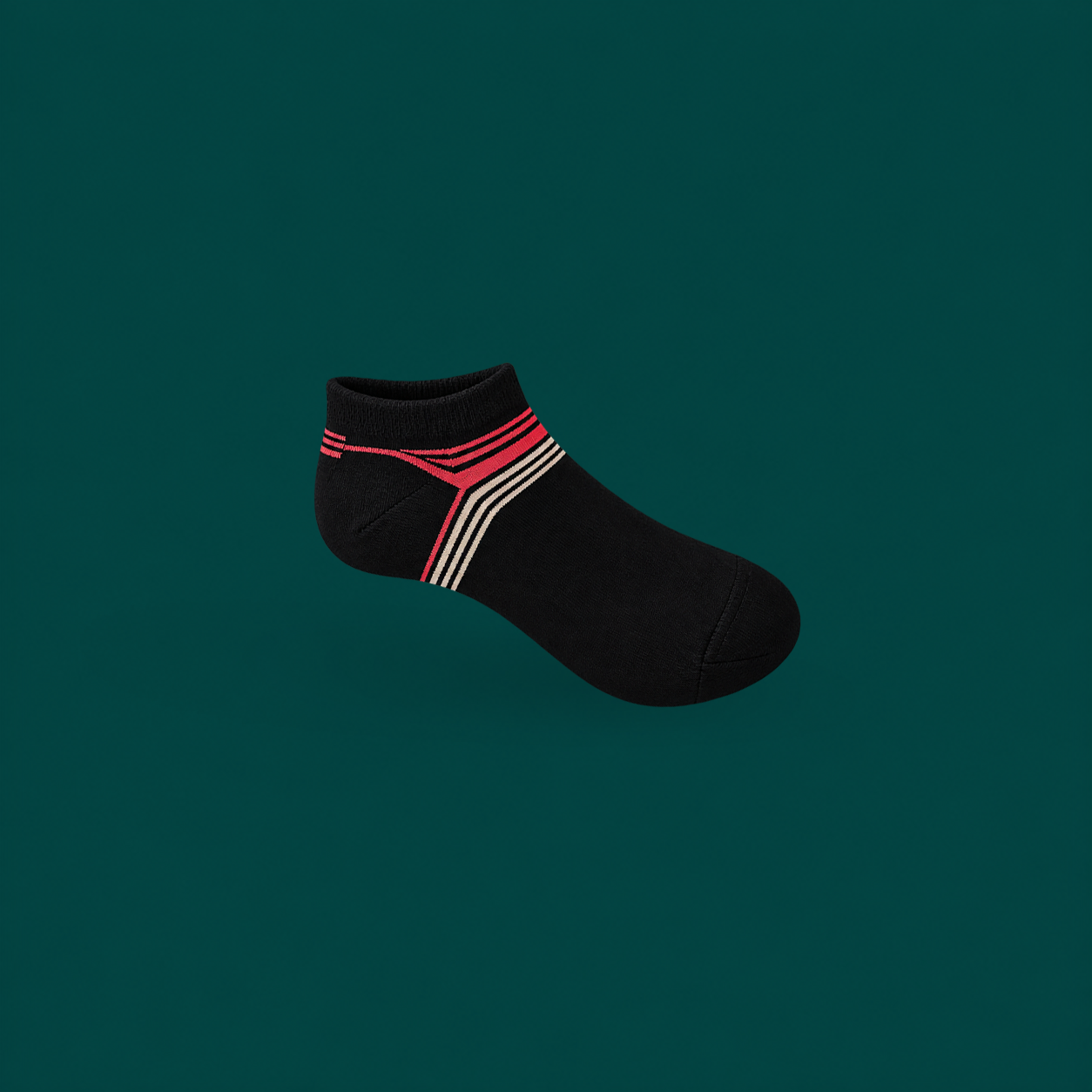 stripped woman crew socks