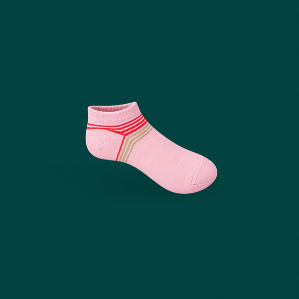 stripped woman crew socks