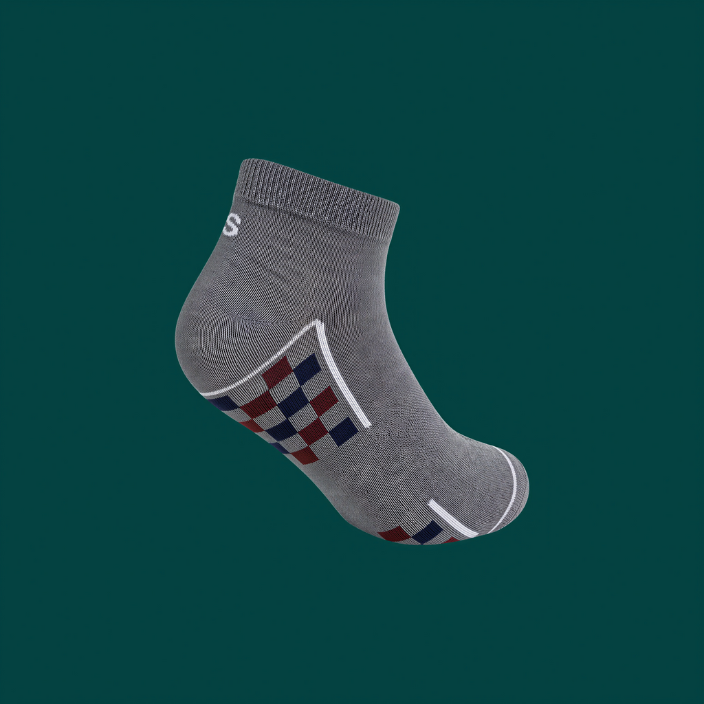 Jacquard men crew socks
