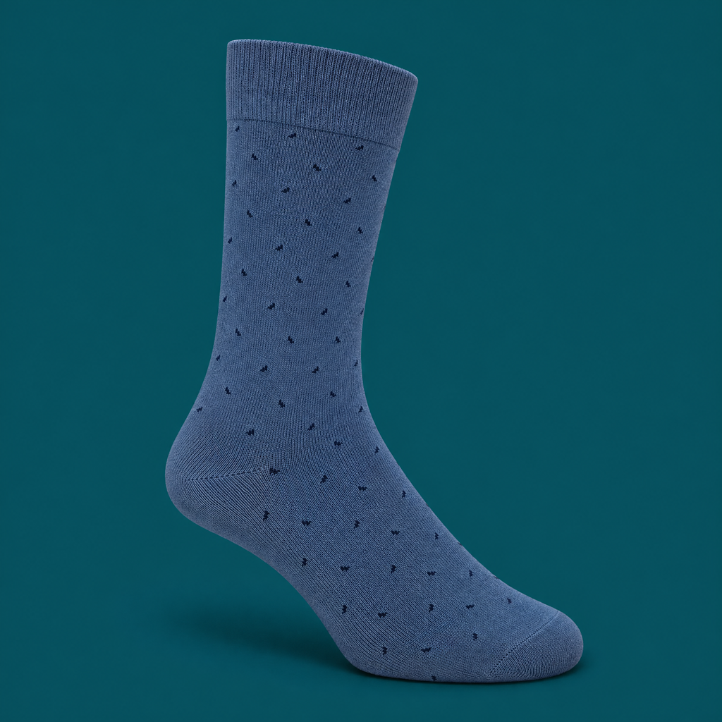 Men’s Long Cotton Patterned Socks