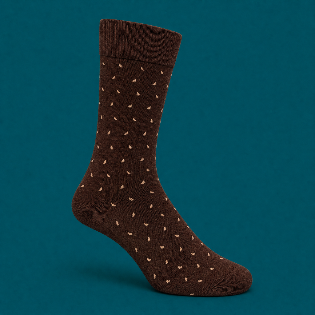 Men’s Long Cotton Patterned Socks