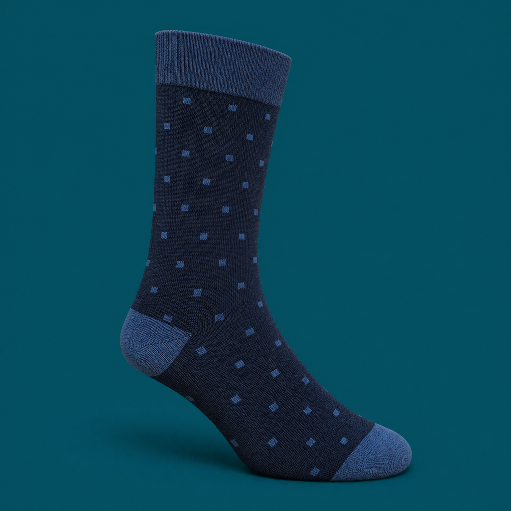 Men’s Long Cotton Patterned Socks