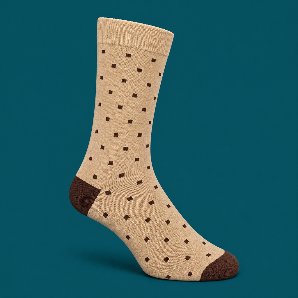 Men’s Long Cotton Patterned Socks
