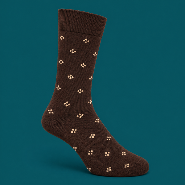 Men’s Long Cotton Patterned Socks