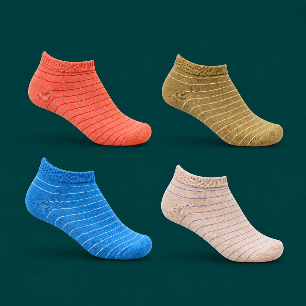 Women’s Patterned Cotton Ankle Sock