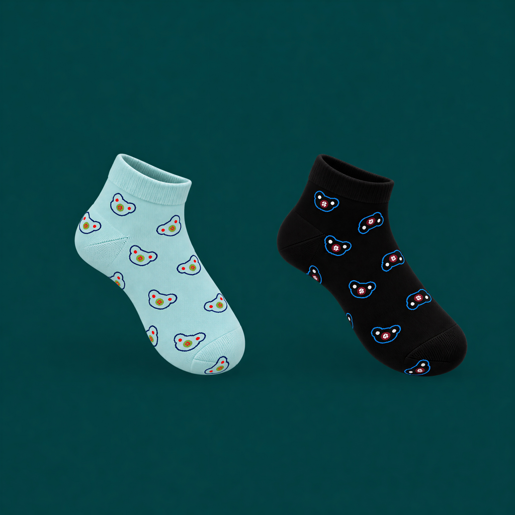 Patterned Women's Ankle Socks