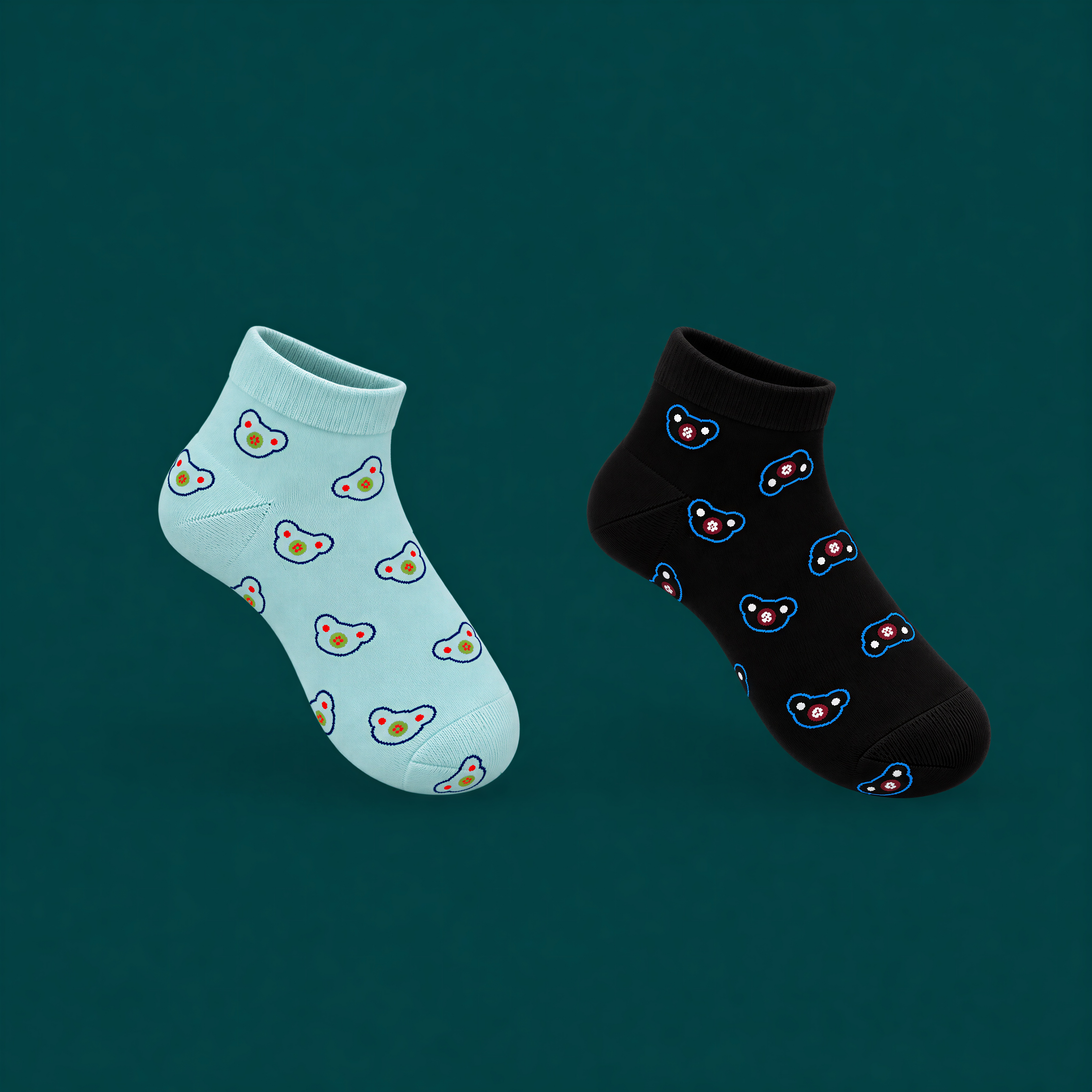 Patterned Women's Ankle Socks