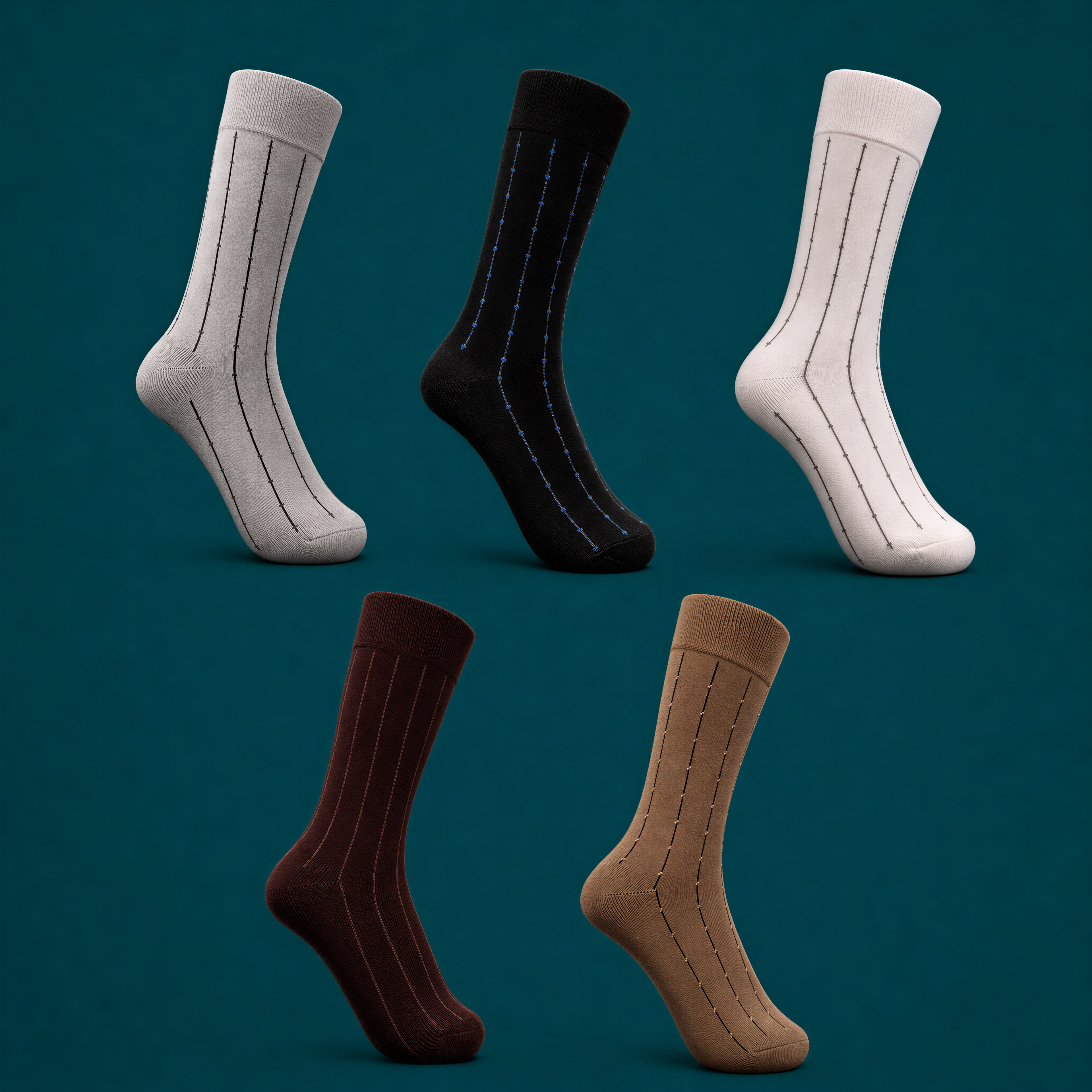 stripped men long socks