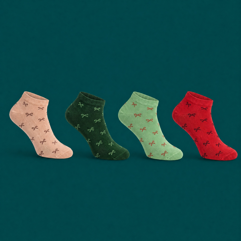 Patterned Women's Ankle Socks